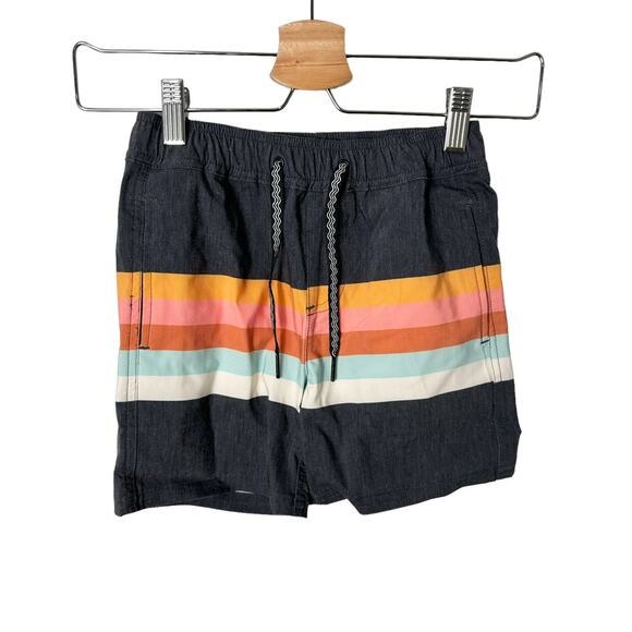 Feather 4 Arrow Vintage Stripe Swim Shorts - Picture 1 of 5